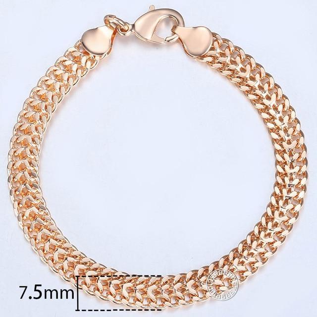 TrendsMax™ Rose Gold Unisex Chain-Link Bracelets - Image 7