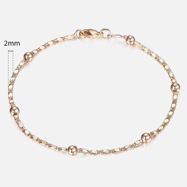 TrendsMax™ Rose Gold Unisex Chain-Link Bracelets - Image 8