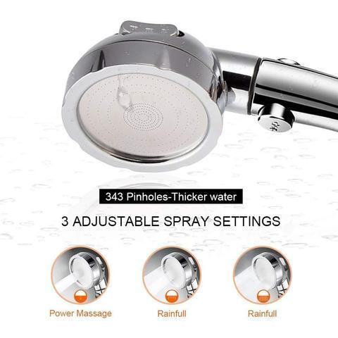 Smart-Control Triple-Pressure Showerhead - Image 13
