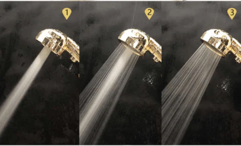 Smart-Control Triple-Pressure Showerhead - Image 7