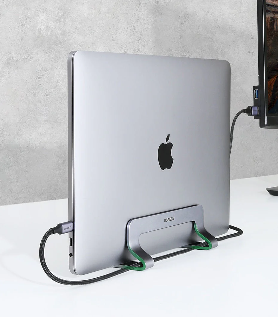 UGREEN™ Vertical Aluminum Laptop Stand Holder - Image 2