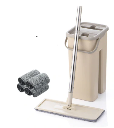 HygienicMop™️ Hands-Free Smart Bucket and Mop Set (with 4 Mop Pads ) - Image 2