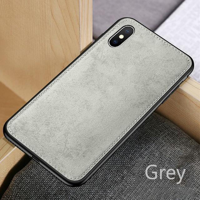 Ultra-thin Canvas Silicon Case For iphone - Image 5