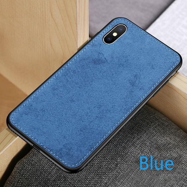 Ultra-thin Canvas Silicon Case For iphone - Image 6