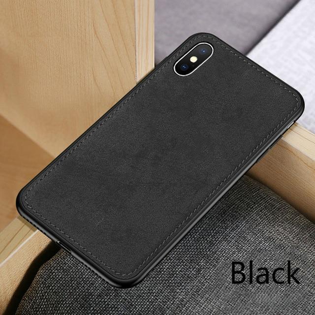 Ultra-thin Canvas Silicon Case For iphone - Image 7