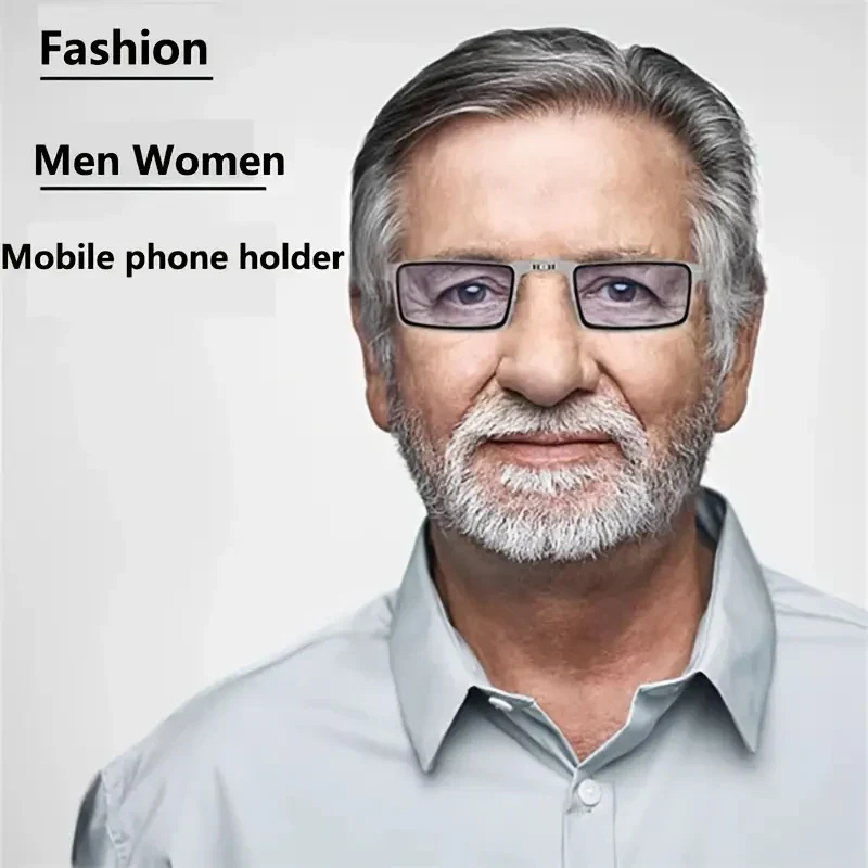 Flat-Fold Lightweight Anti-Blue Light Reading Glasses with Protective Case - Image 8