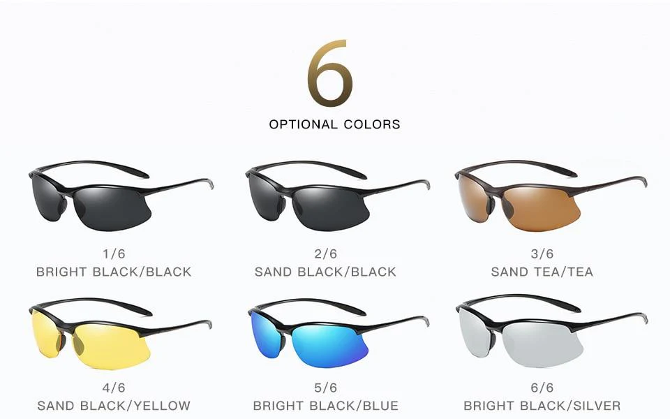 Ultralight TR90 Polarized Driving Sunglasses - Image 13