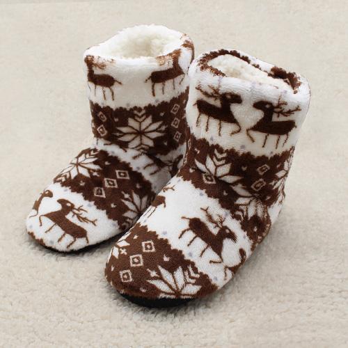 Unisex Cozy Cotton Slipper Boots - Image 2