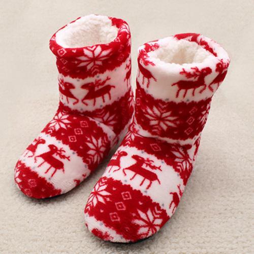 Unisex Cozy Cotton Slipper Boots - Image 5