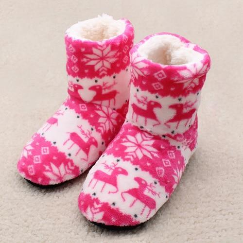 Unisex Cozy Cotton Slipper Boots - Image 7