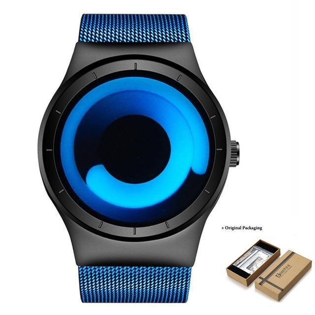 OceanTime™ Unisex UltraModern Stainless Steel Mesh Quartz Watch - Image 10