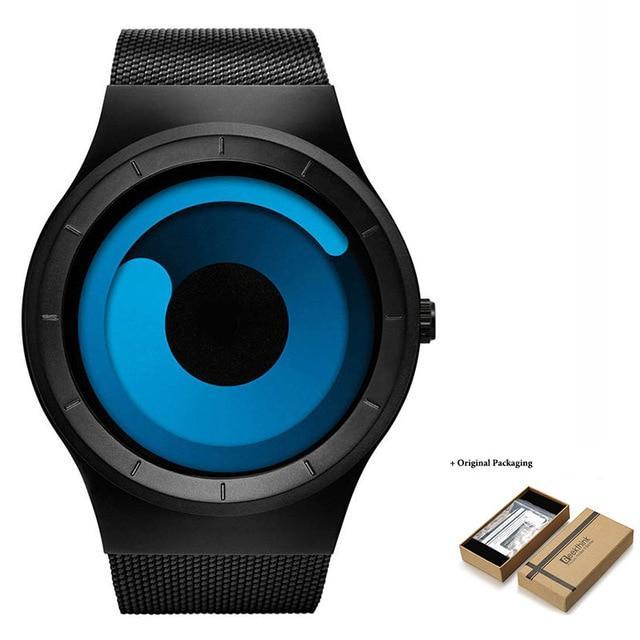 OceanTime™ Unisex UltraModern Stainless Steel Mesh Quartz Watch - Image 12