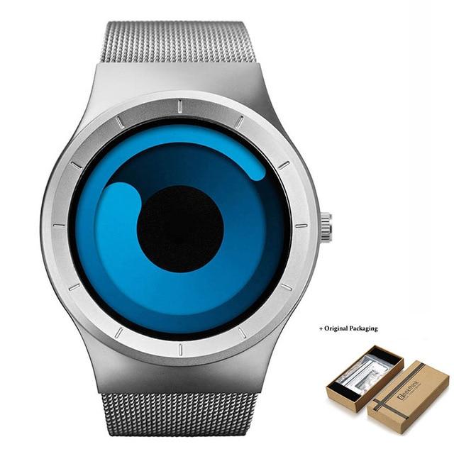 OceanTime™ Unisex UltraModern Stainless Steel Mesh Quartz Watch - Image 13