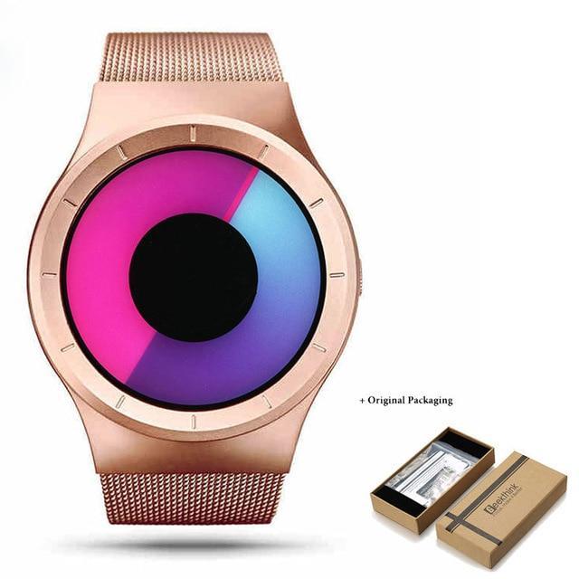 OceanTime™ Unisex UltraModern Stainless Steel Mesh Quartz Watch - Image 4