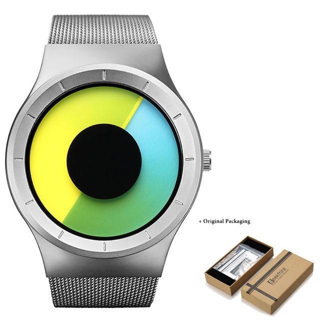 OceanTime™ Unisex UltraModern Stainless Steel Mesh Quartz Watch - Image 6