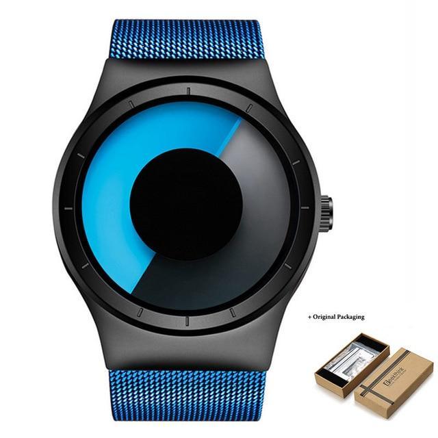 OceanTime™ Unisex UltraModern Stainless Steel Mesh Quartz Watch - Image 7