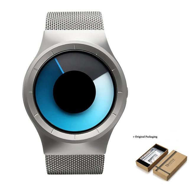 OceanTime™ Unisex UltraModern Stainless Steel Mesh Quartz Watch - Image 8