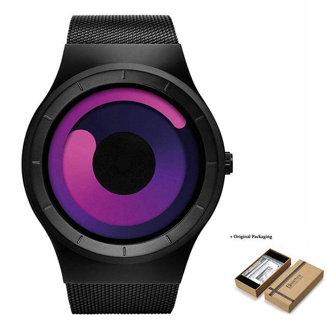 OceanTime™ Unisex UltraModern Stainless Steel Mesh Quartz Watch - Image 9