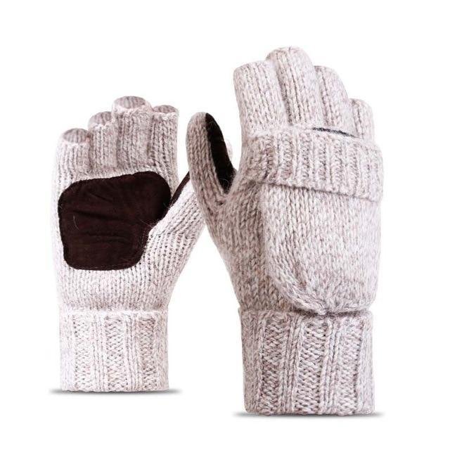 Smart Fingerless Gloves With Attached Mittens - Image 3