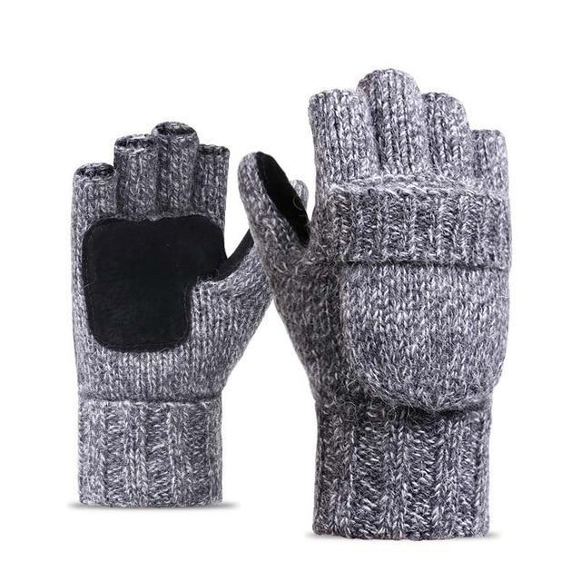 Smart Fingerless Gloves With Attached Mittens - Image 5