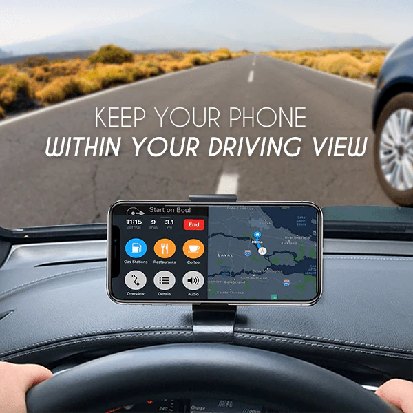Direct-View™ 360° Dashboard EZ Clip Car Phone Mount - Image 2