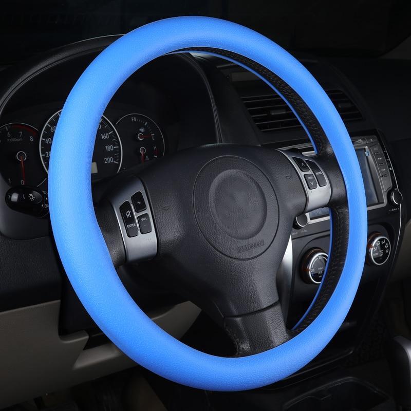 Universal Car Steering Wheel Protective Silicone Cover - Image 3