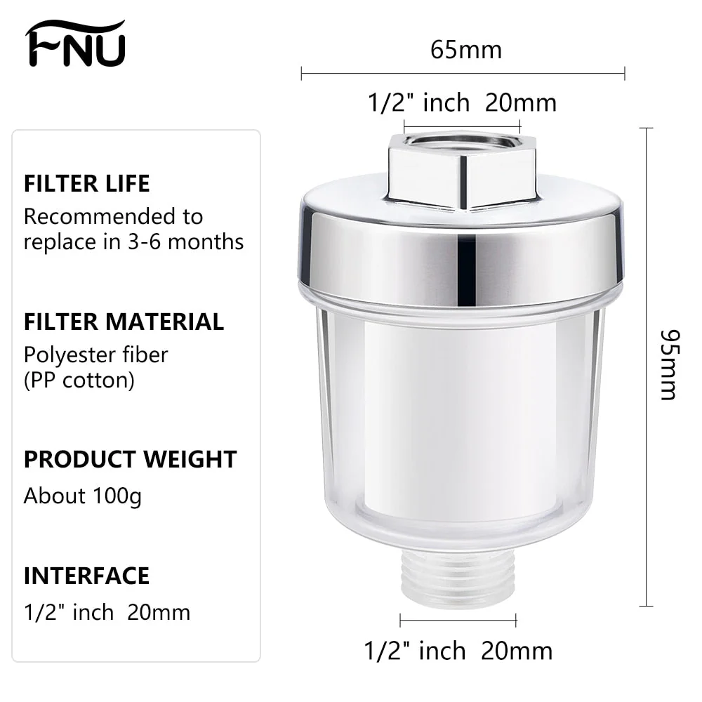 Universal 5 Micron Shower Water Purifier Filter - Image 11