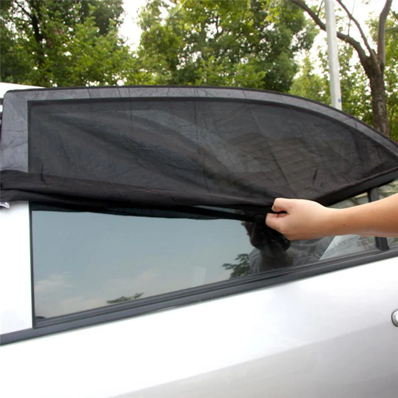 EZ Shade Universal Stretchable Car Rear Window Sun Shade (2pcs) - Image 2