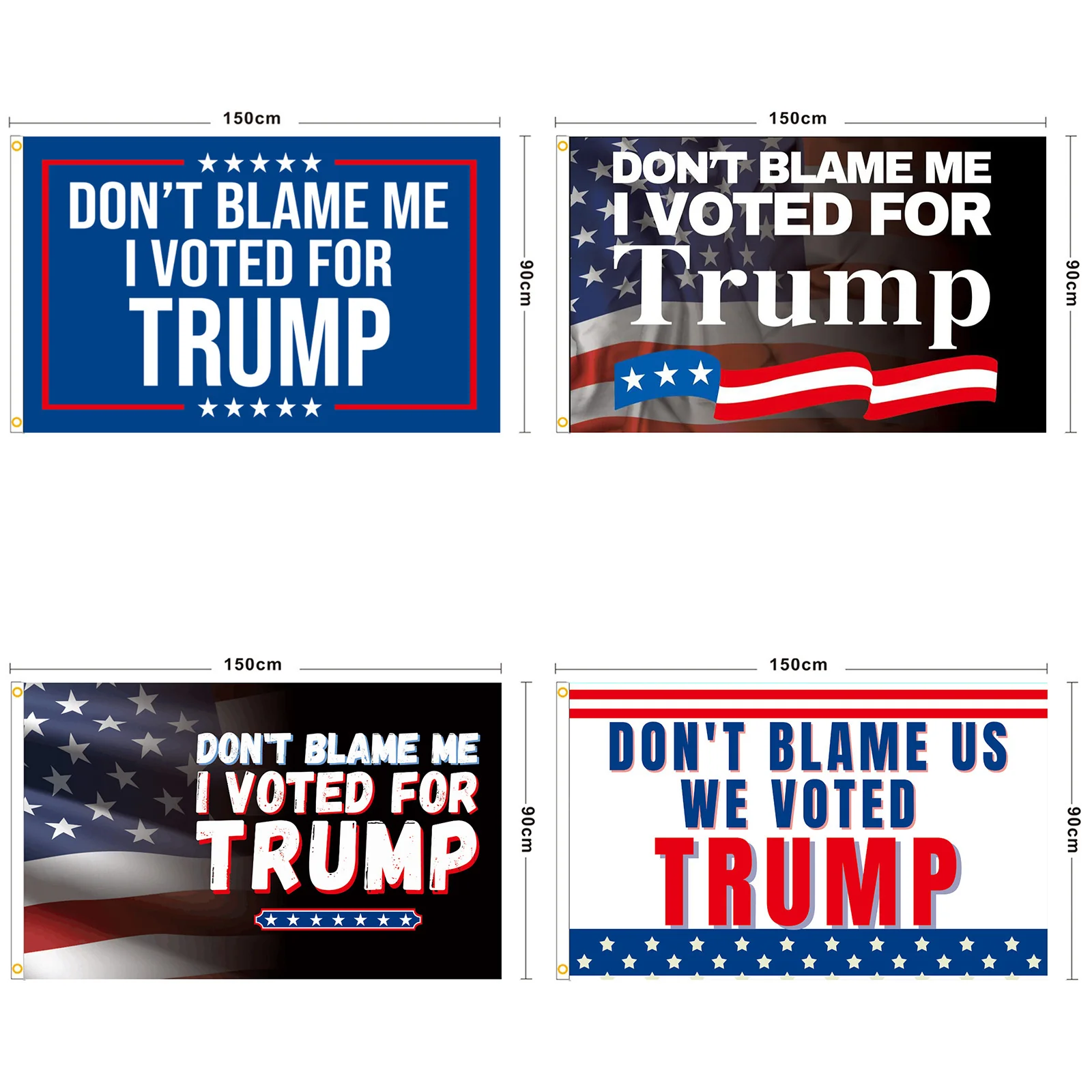 US Presidential Election Flag DONT BLAME ME I VOTED FOR TRUMP - Image 5