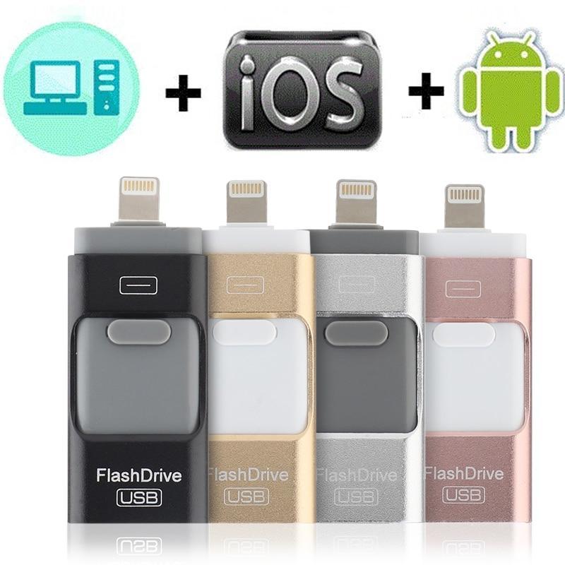3 in 1 Mobile-Device Compatible USB Memory Stick for Android/Win/iOS - Image 2