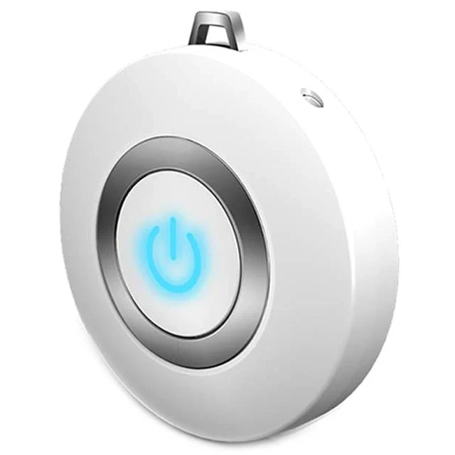 Rechargeable Personal Wearable Ionizer Air Purifier Necklace - Image 2