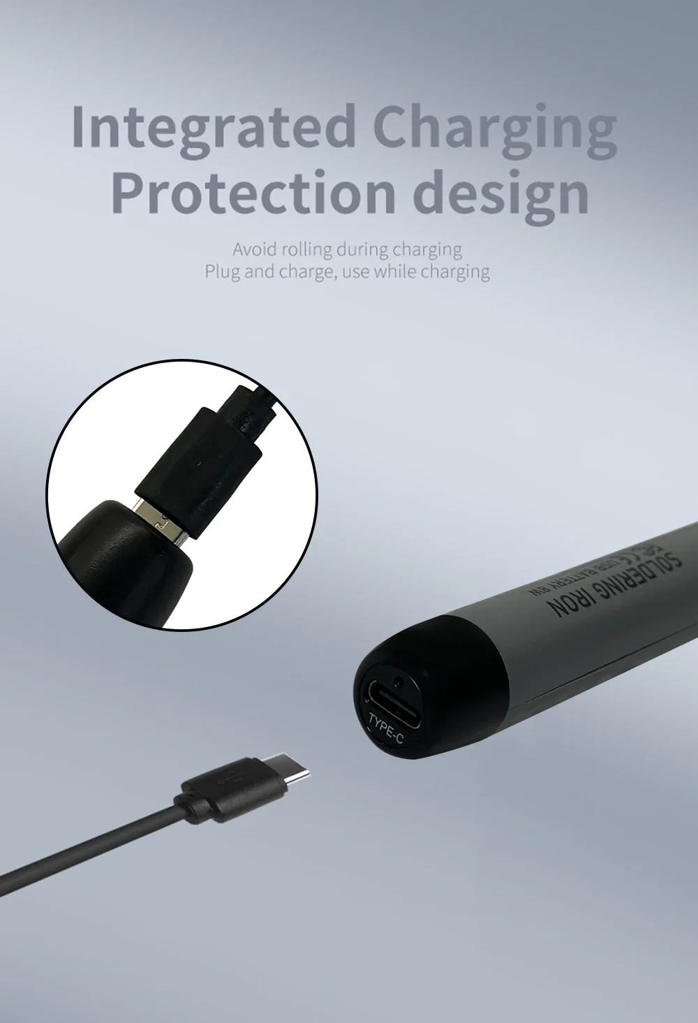 Wireless Fast Charging Electric Soldering Kit With Smart LED Digital Display - Image 11