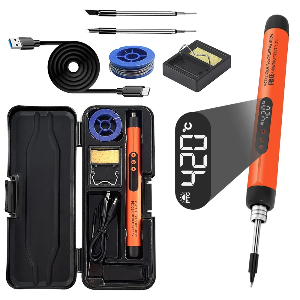 Wireless Fast Charging Electric Soldering Kit With Smart LED Digital Display - Image 16