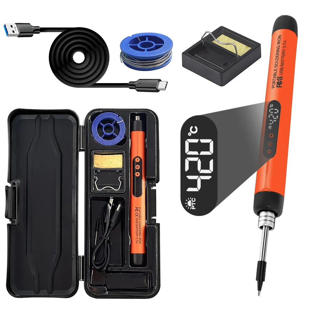 Wireless Fast Charging Electric Soldering Kit With Smart LED Digital Display - Image 18