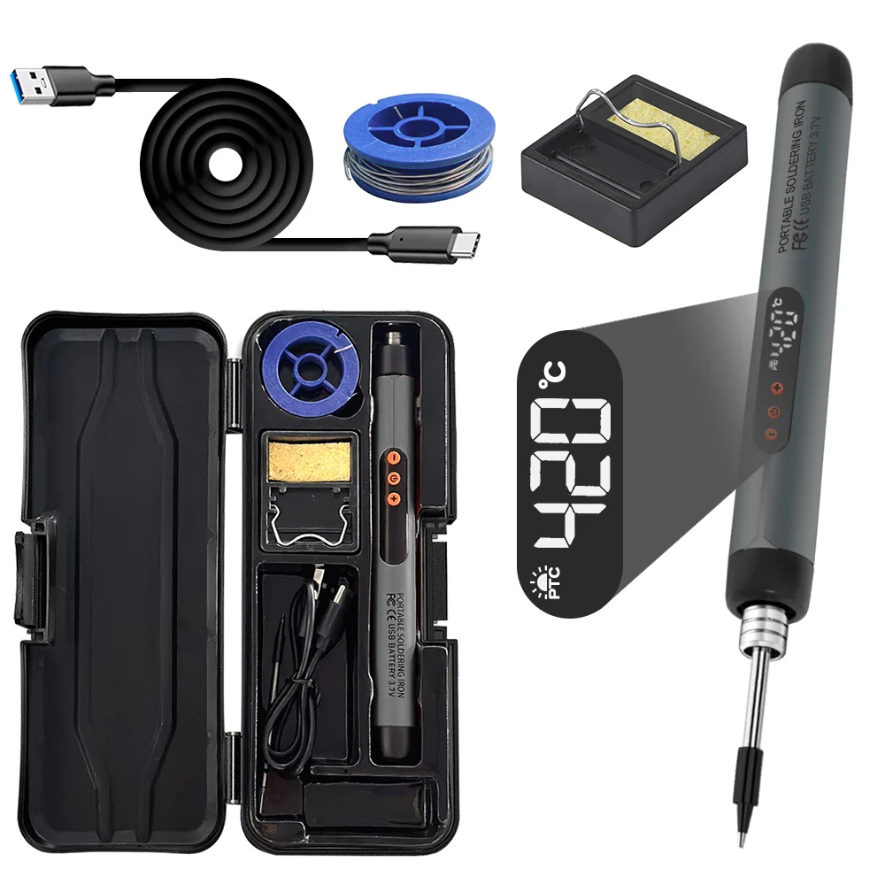 Wireless Fast Charging Electric Soldering Kit With Smart LED Digital Display - Image 19
