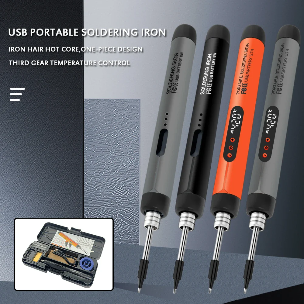 Wireless Fast Charging Electric Soldering Kit With Smart LED Digital Display - Image 2
