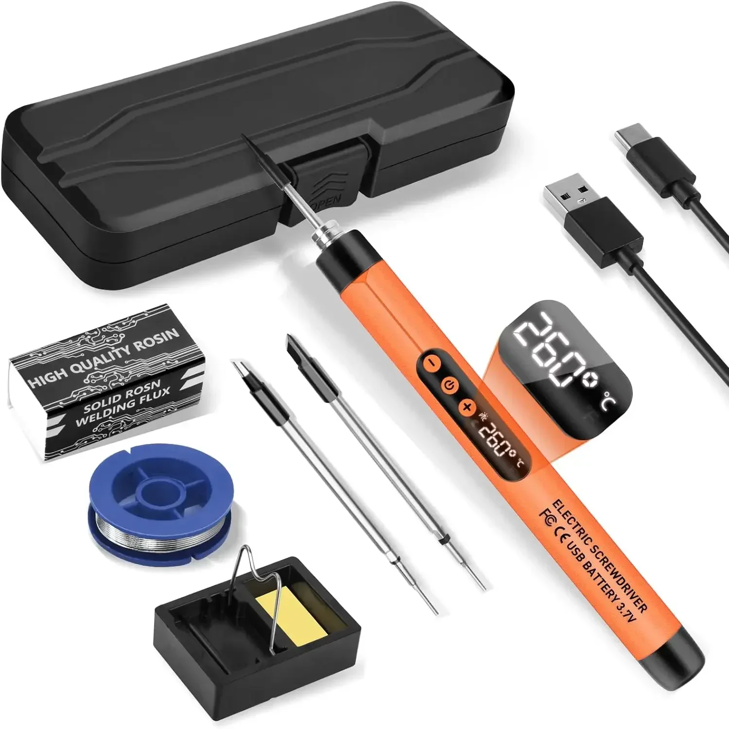 Wireless Fast Charging Electric Soldering Kit With Smart LED Digital Display - Image 20