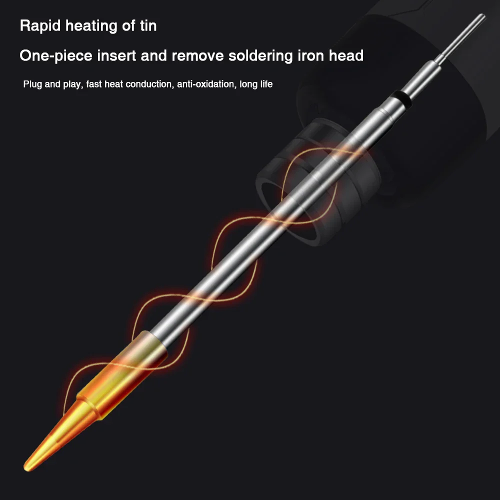 Wireless Fast Charging Electric Soldering Kit With Smart LED Digital Display - Image 7