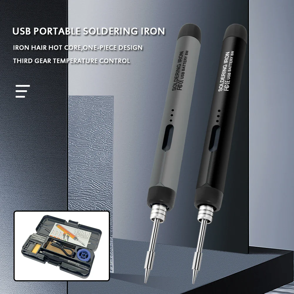 Wireless Fast Charging Electric Soldering Kit With Smart LED Digital Display - Image 8