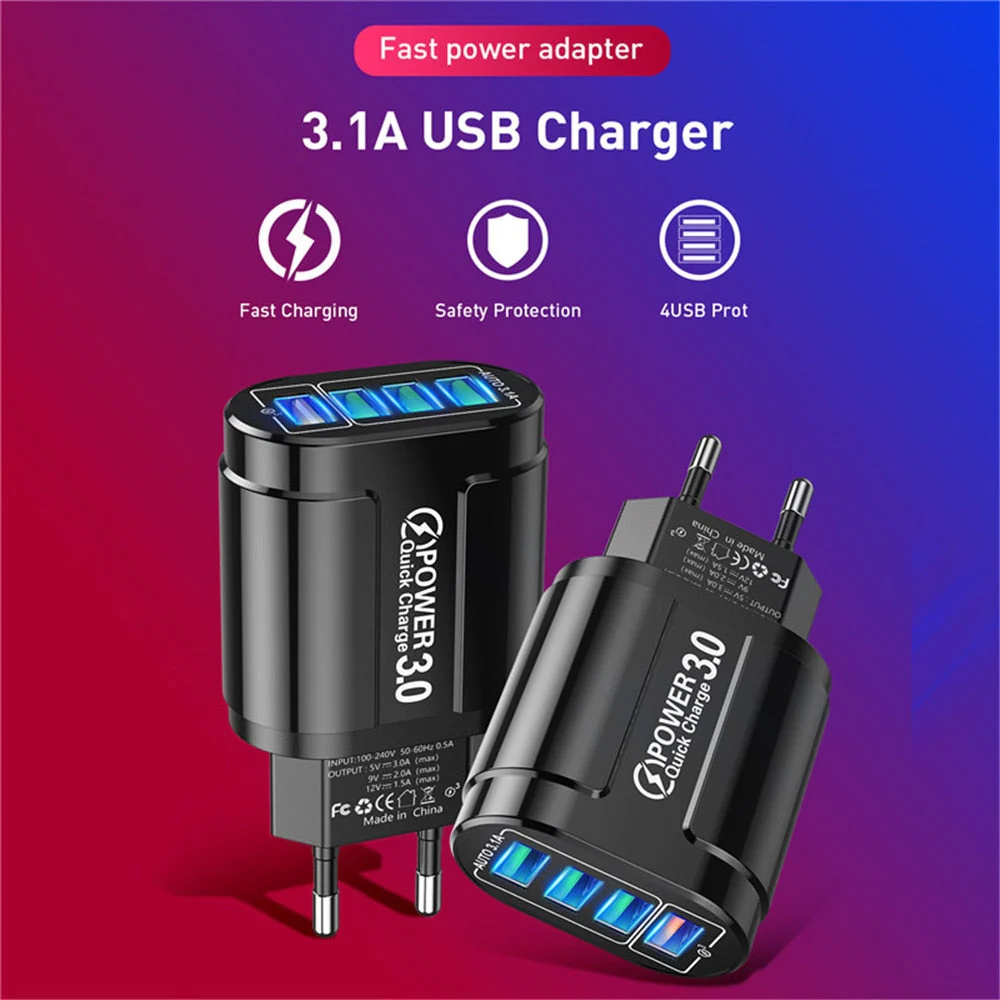 USLION™ QC 3.0 USB 48W 4 Port Fast Charger - Image 5