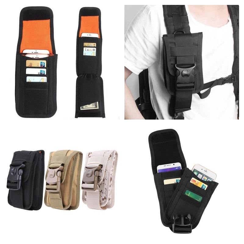 Utility Molle Phone Pouch with Card Slots & Money Pockets - Image 5