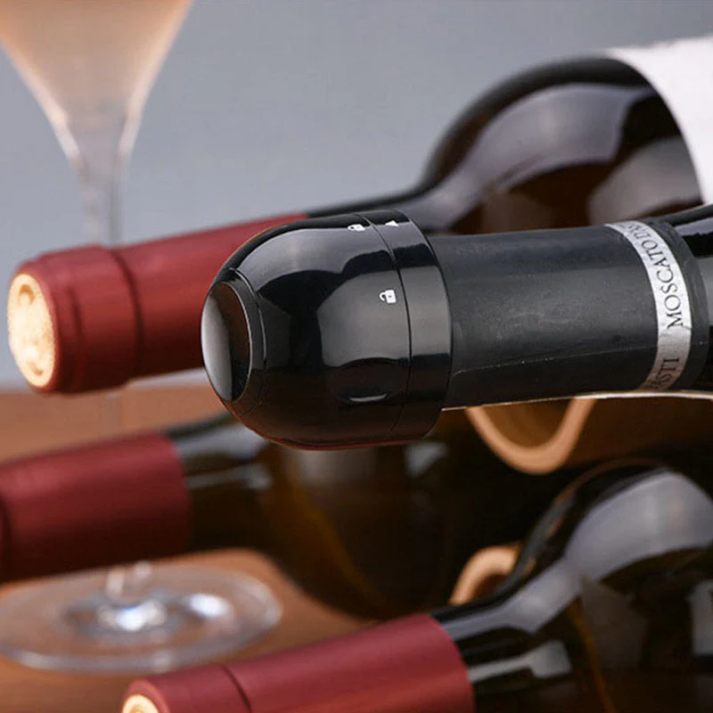 Vacuum Champagne / Wine Bottle Stopper (2pcs) - Image 11