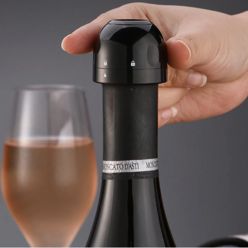 Vacuum Champagne / Wine Bottle Stopper (2pcs) - Image 2