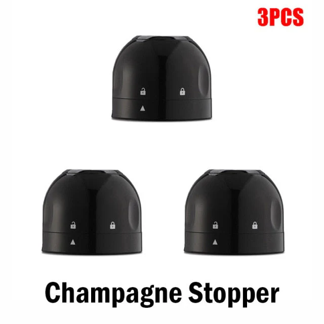 Vacuum Champagne / Wine Bottle Stopper (2pcs) - Image 5