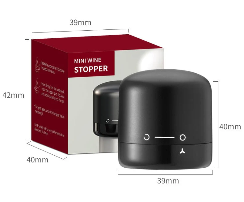 Vacuum Champagne / Wine Bottle Stopper (2pcs) - Image 6