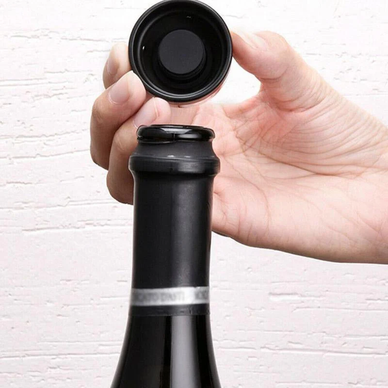 Vacuum Champagne / Wine Bottle Stopper (2pcs) - Image 9