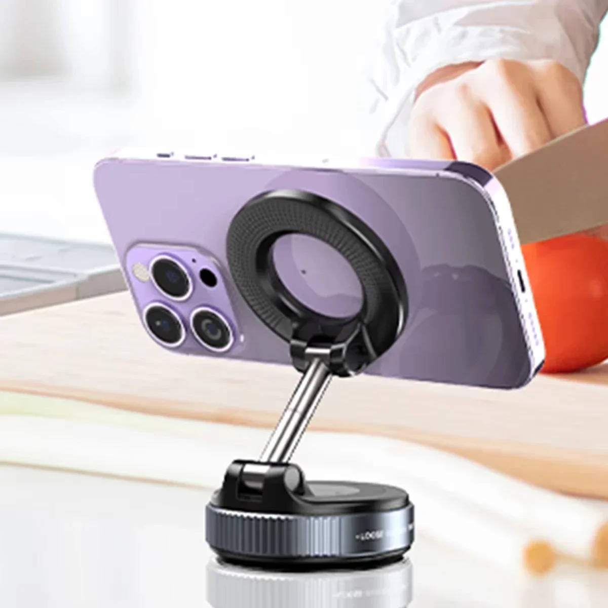 Multi-Angle Dashboard & Windshield Magnetic and Advanced Vacuum Suction Car Mount - Image 28