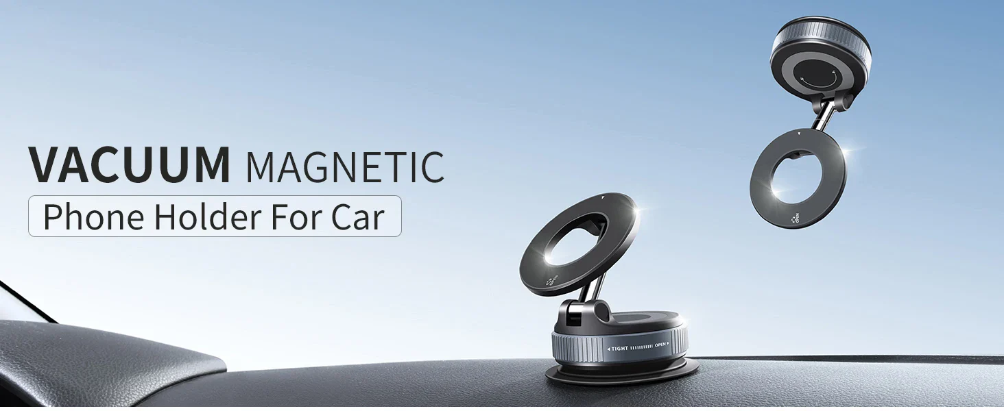 Multi-Angle Dashboard & Windshield Magnetic and Advanced Vacuum Suction Car Mount - Image 8