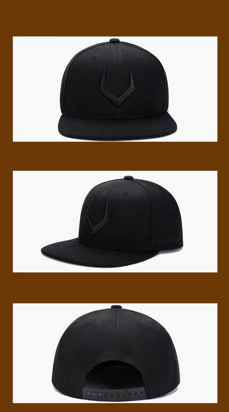 Valourian™ Embroidered Flat-Bill Snapback Cap - Image 8