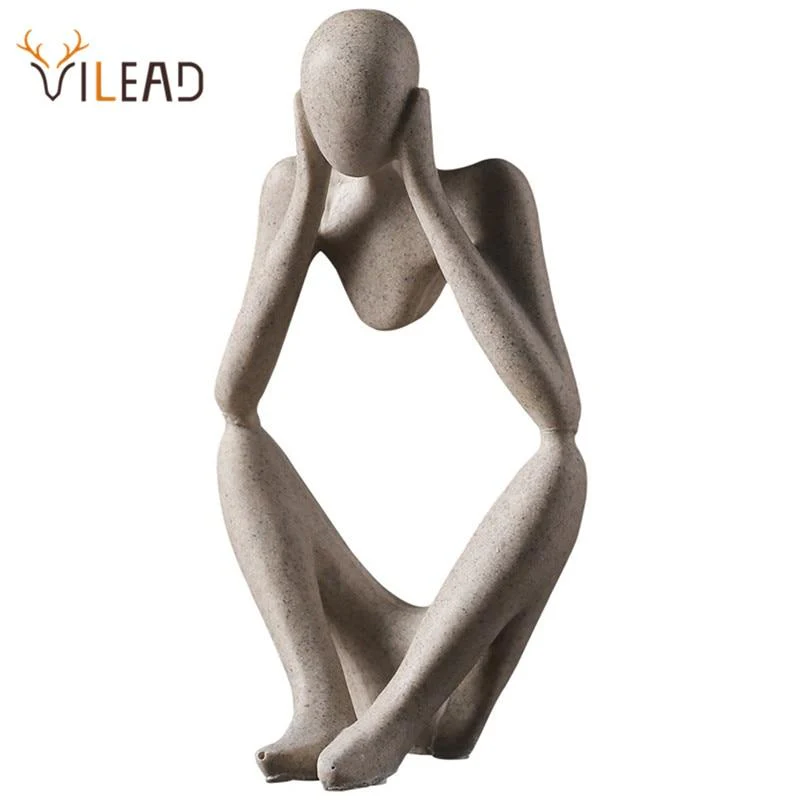 Ancient Greece Abstract Thinker Statue - Image 4